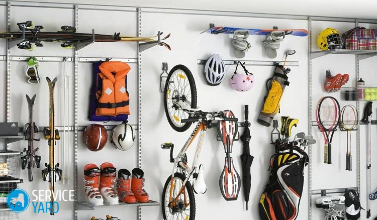 Хранение инструмента на стене