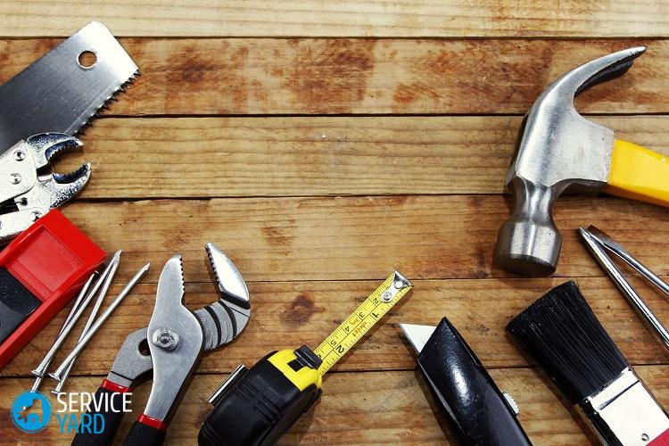 Хранение инструмента на стене