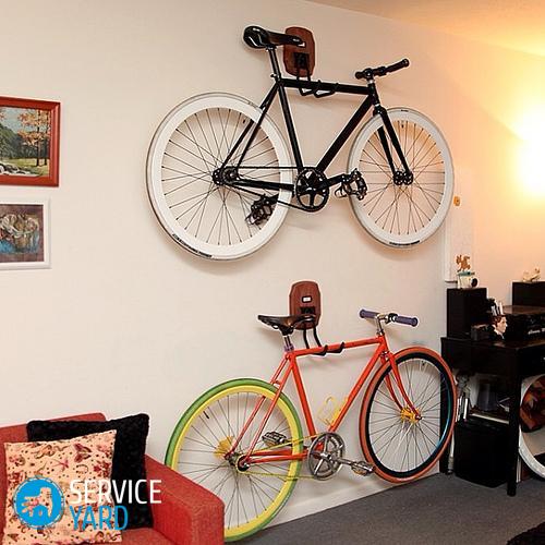 Хранение велосипеда в квартире