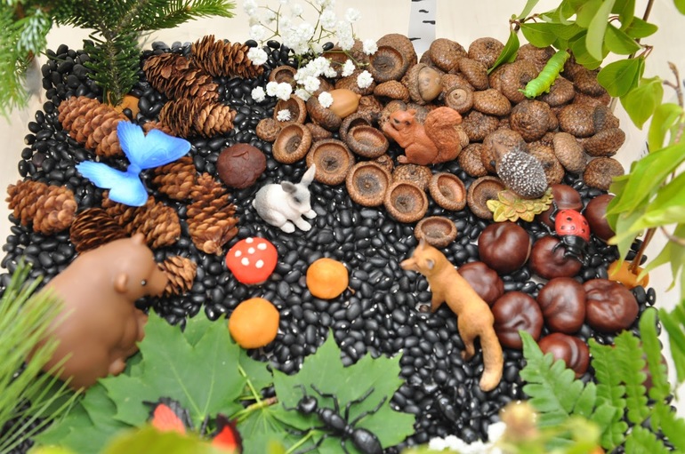 Идеи детских поделок из природных материалов своими руками