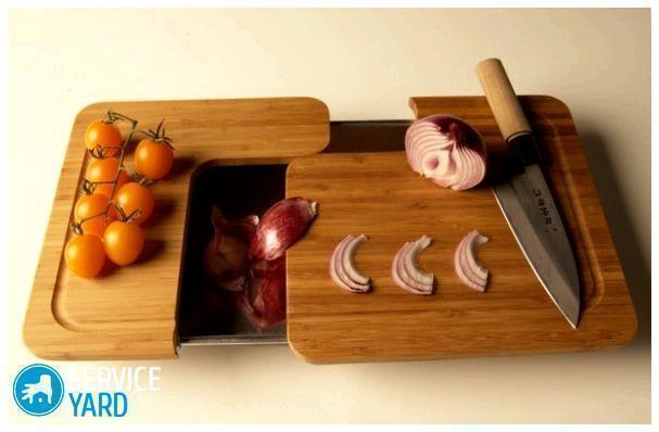 Из какого дерева делают разделочные доски?