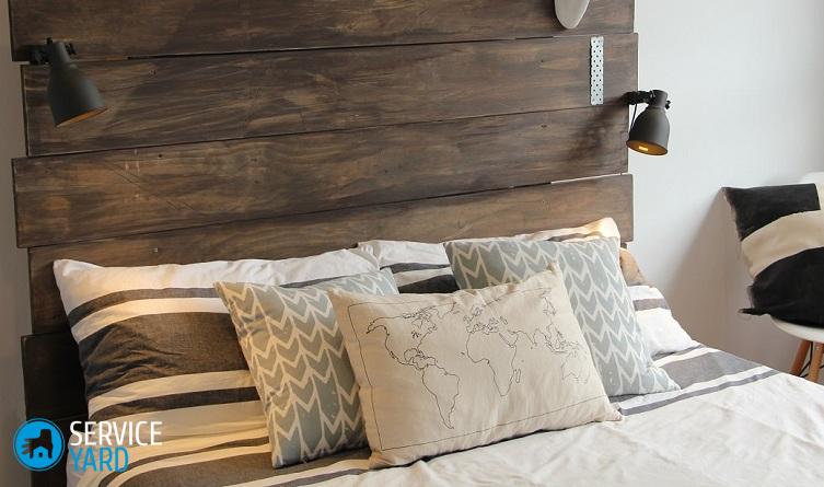 Изголовье кровати своими руками