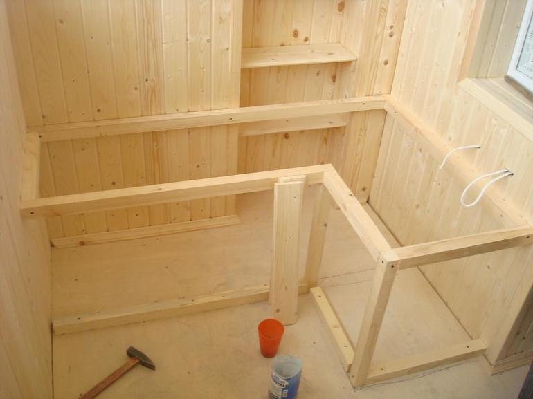 Изготовление шкафа на балкон своими руками Изготовление шкафа на балкон своими руками