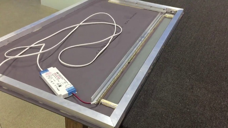 Изготовление зеркала с подсветкой своими руками