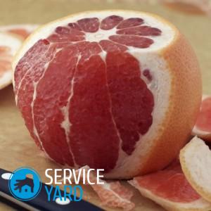 Как чистить грейпфрут?