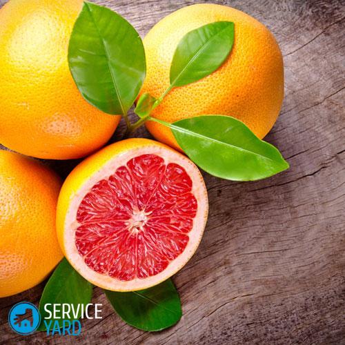 Как чистить грейпфрут?