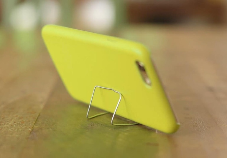 Как из скрепки сделать подставку для телефона