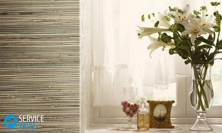 Как клеить бамбуковые обои?