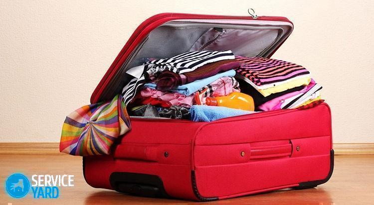 Как компактно сложить вещи в чемодан?