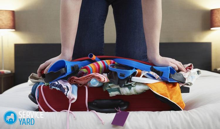 Как компактно сложить вещи в чемодан?