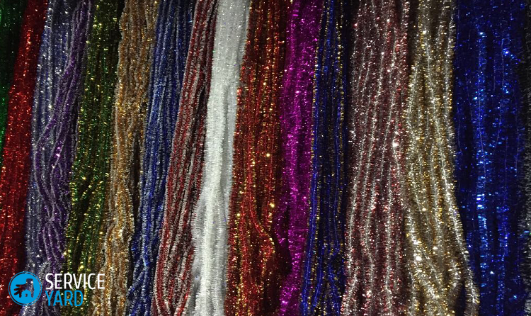 Как красиво повесить дождик на стену?