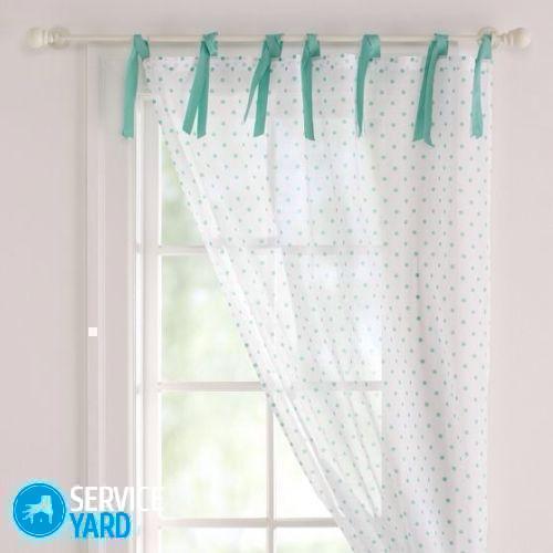 Как красиво повесить тюль?