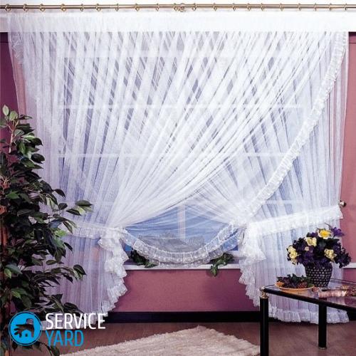 Как красиво повесить тюль?