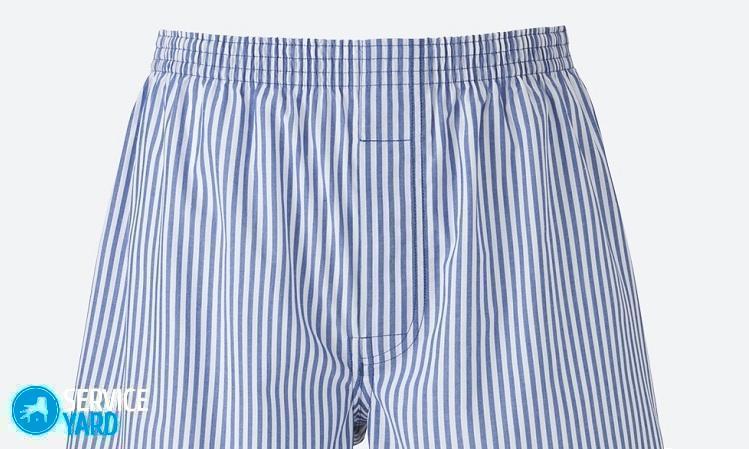 Как красиво сложить мужские трусы?