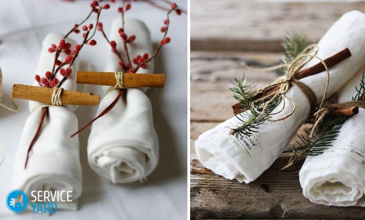 Как красиво сложить салфетки?