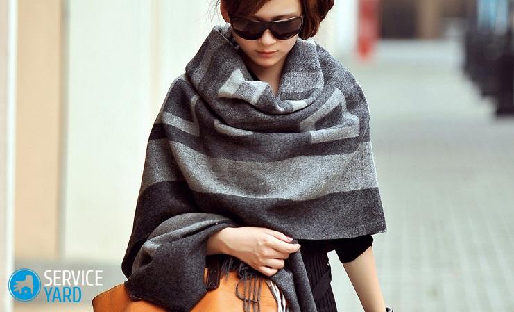 Как красиво завязать шарф на пальто?