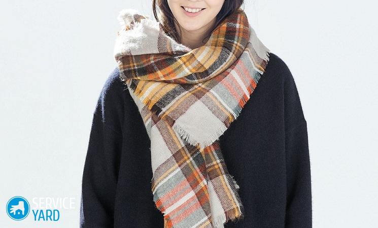 Как красиво завязать шарф на пальто?