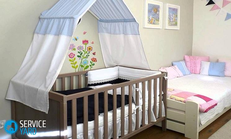 Как крепить балдахин на детскую кроватку?