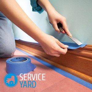 Как крепить плинтус МДФ к стене?