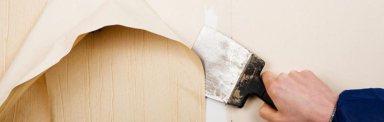 Как легко снять старые обои со стен