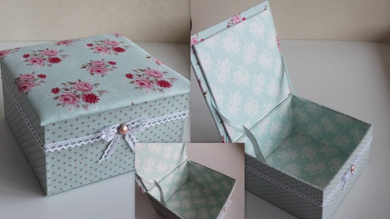 Как обклеить коробку бумагой: пошаговый мастер-класс