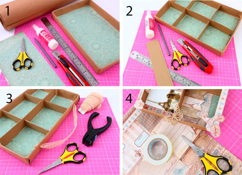 Как обклеить коробку бумагой: пошаговый мастер-класс Как обклеить коробку бумагой: пошаговый мастер-класс