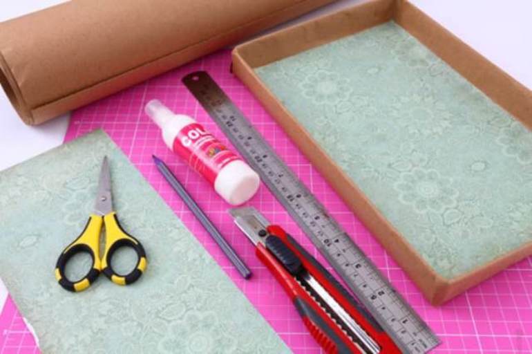 Как обклеить коробку бумагой: пошаговый мастер-класс Как обклеить коробку бумагой: пошаговый мастер-класс