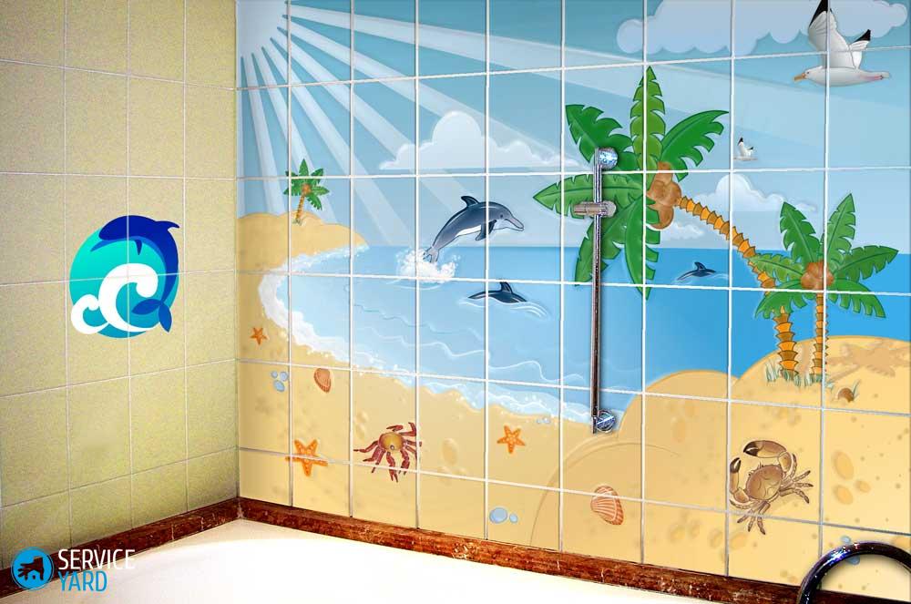 Как обновить кафельную плитку в ванной своими руками?