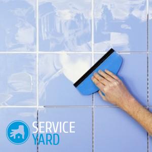 Как обновить швы между плиткой в ванной?