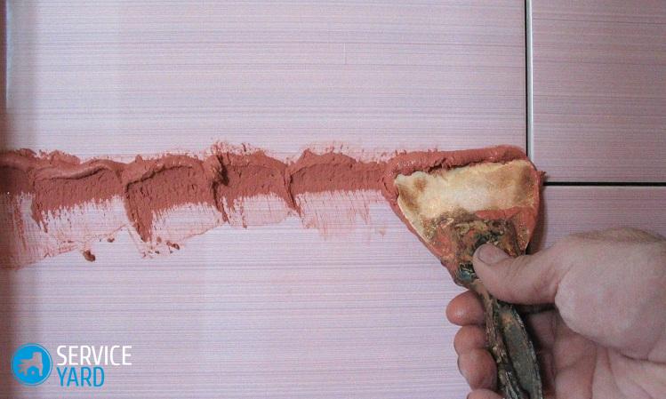 Как обновить швы между плиткой в ванной?