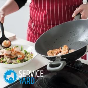 Как очистить керамическую сковороду от нагара внутри?