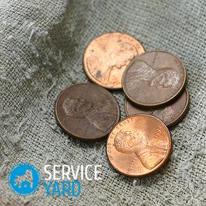 Как очистить медную монету?