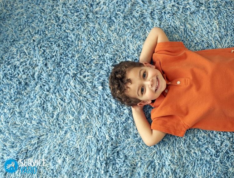 Как очистить рвоту с ковра?