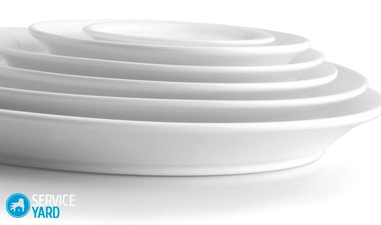 Как очистить тарелки от желтого налета?