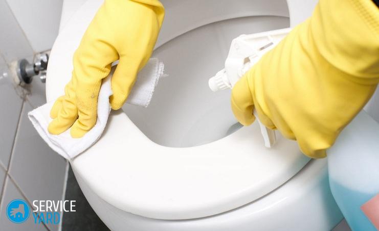Как очистить унитаз от известкового налета и мочевого камня?
