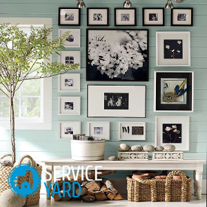 Как оформить фотообои на стене в рамку?