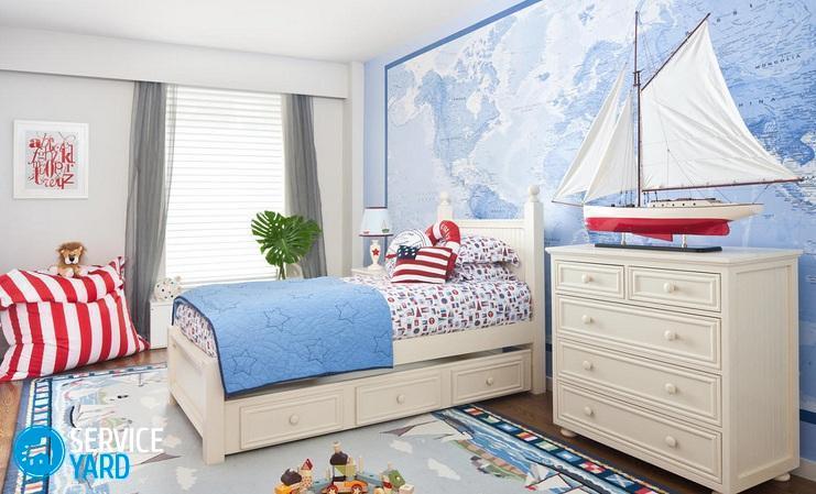 Как оформить фотообои на стене в рамку?