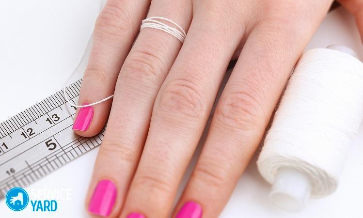 Как определить размер кольца?