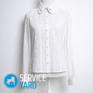 Как отбелить белую блузку, если она посерела?