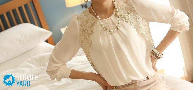 Как отбелить белую блузку, если она посерела?