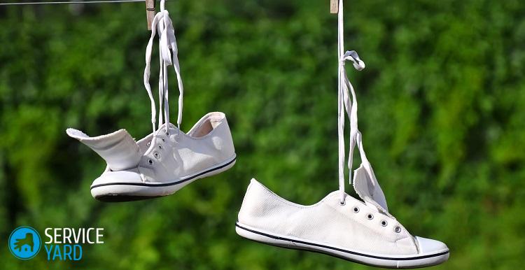 Как отбелить белые кроссовки ? что делать если после стирки пожелтели кроссовки