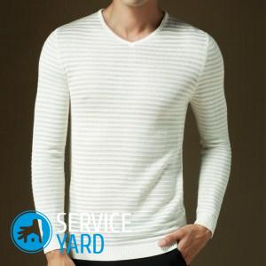 Как отбелить шерстяной белый свитер?