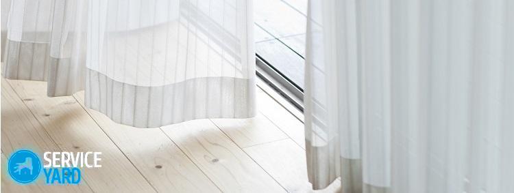 Как отбелить тюль в домашних условиях быстро?