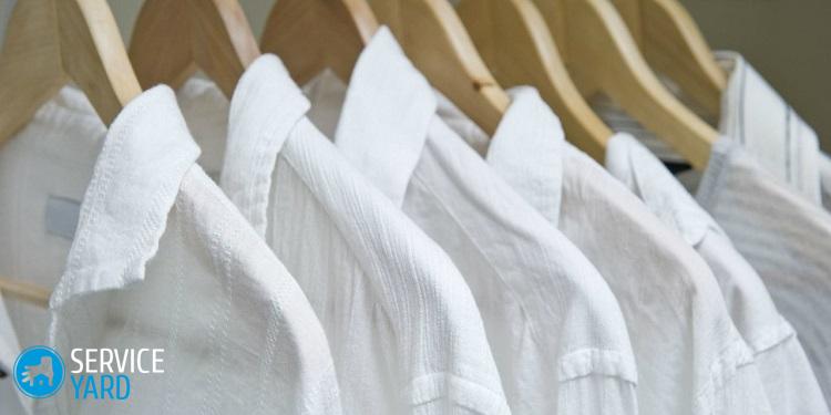 Как отбелить воротник у белой рубашки в домашних условиях?