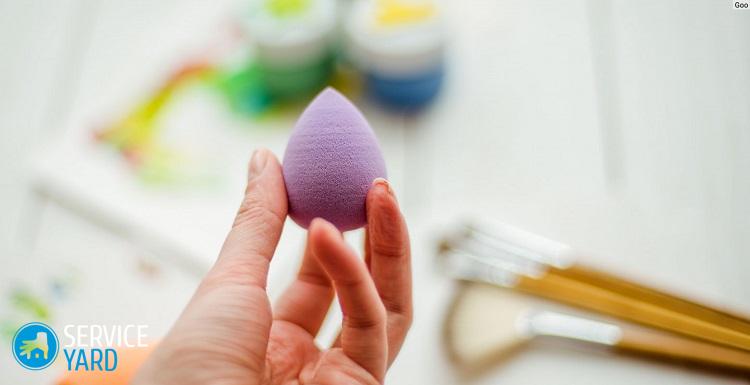 Как отмыть бьюти блендер?