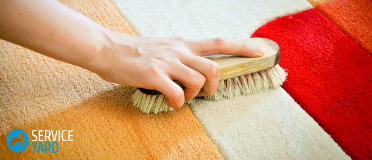 Как отмыть кровь с ковра