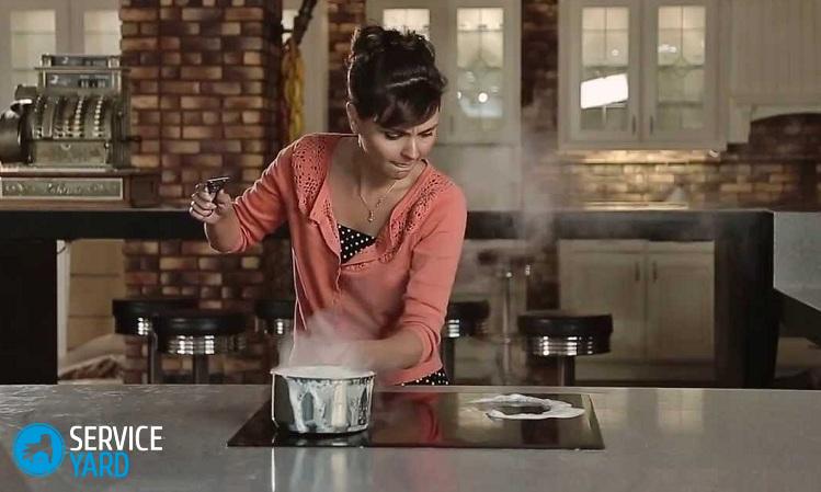 Как отмыть стеклокерамическую плиту от нагара в домашних условиях?