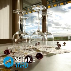 Как отмыть стеклянную посуду до блеска?