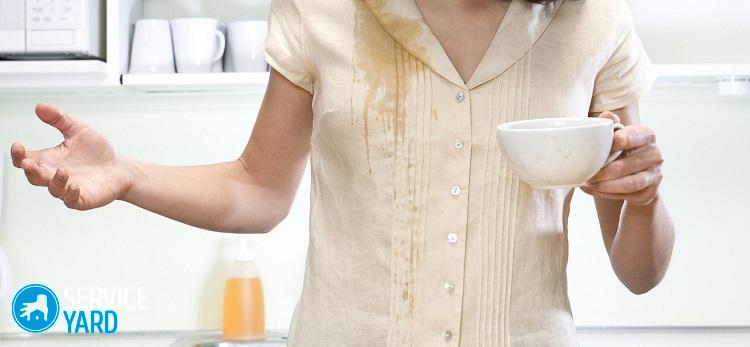 Как отстирать чай с белых вещей?