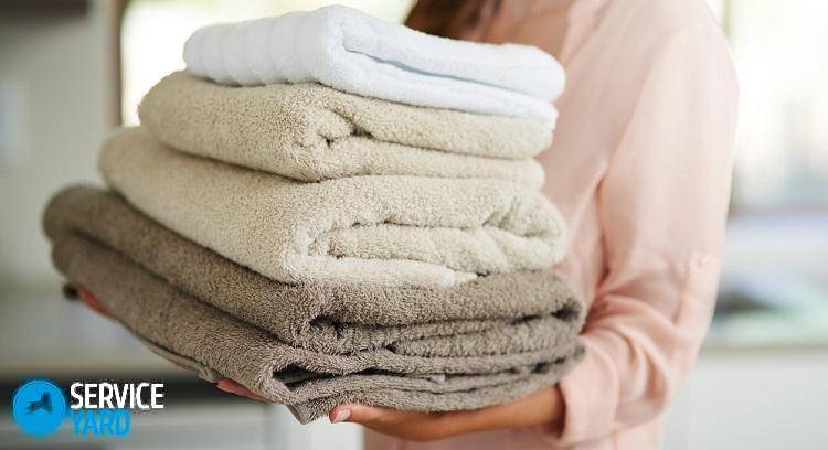 Как отстирать махровые полотенца застиранные?